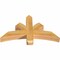 Ekena Millwork Davenport Rough Sawn Timber Gable Bracket, Western Red Cedar, 36"W x 21"H x 4"D x 4"F, 14/12 Pitch GBW036X21X0404DAV00RWR - alternate 3